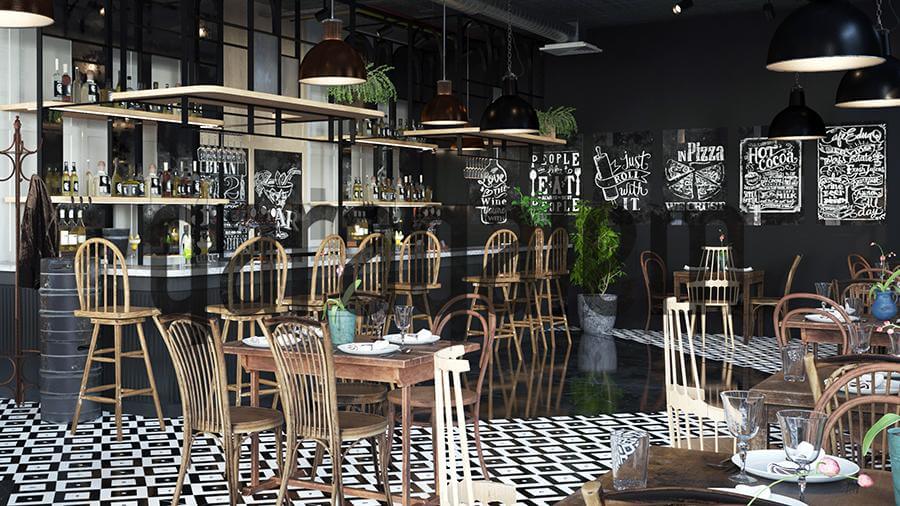 Fransa Cafe Tasarımı Ve Dekorasyonları